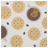 Tissu Café et cookies (Détail)