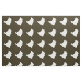 Tissu Café Mocha Festive Brésil (Fat Quarter)