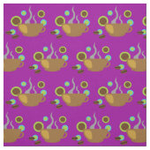 Tissu Café Pop Art (Échantillon)