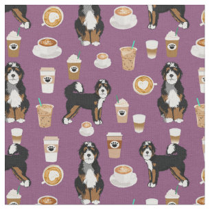 Tissu Café pourpre de canard bernedoodé