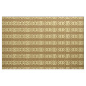 Tissu Café Rangées Dorées (Fat Quarter)