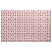 Tissu Cafés roses de chien chocolatés (Yard)