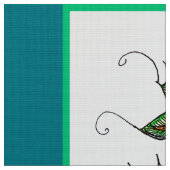 Tissu Caille bleue de Noël (Fermer)