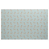 Tissu cairn terrier bleu clair (Fat Quarter)