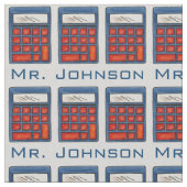 Tissu Calculatrice de l'école de professeurs de mathémat (Fermer)