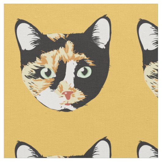 Tissu Calico Cat Bonita (Fermer)