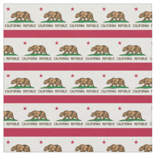Tissu California Flag & America State Fabric/USA