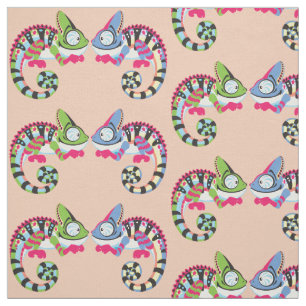 Tissu caméléon de bande dessinée