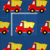 Tissu Camion de jouets enfants do-it-yourself hobby text (Carreau)