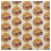 Tissu Camion de pompier Maltais Fabric de pompier (Échantillon)