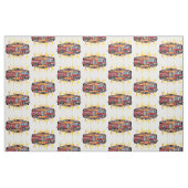 Tissu Camion de pompiers de sapeur-pompier (Fat Quarter)