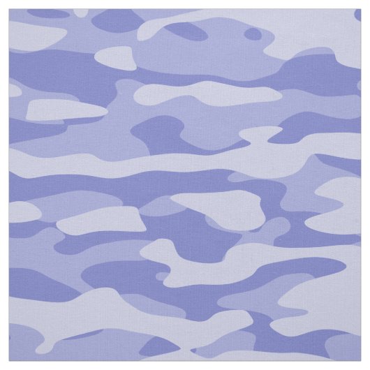 Tissu Camo Bleu (Échantillon)