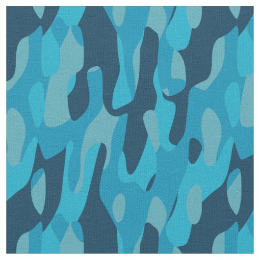 Tissu Camo Bleu (Fermer)