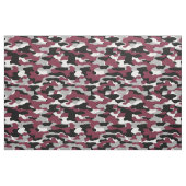 Tissu Camo bordeaux, noir, blanc et gris (Fat Quarter)
