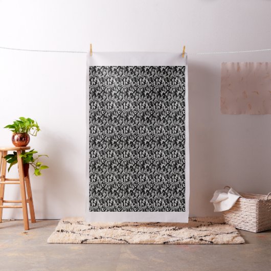 Tissu Camo gris noir (In Situ)
