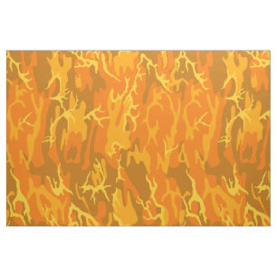Tissu Camo orange