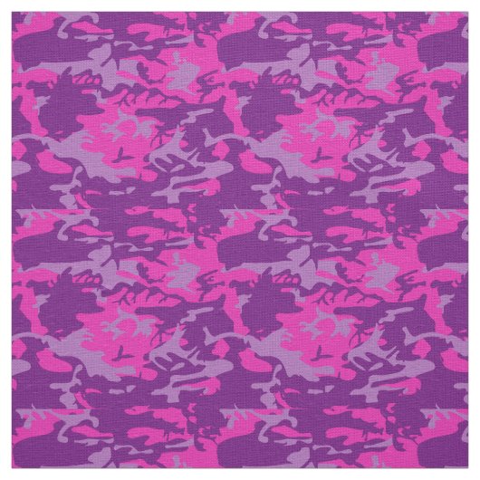 Tissu Camo rose et pourpre (Échantillon)