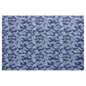 Tissu Camouflage Bleu (Fat Quarter)
