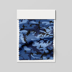 Tissu Camouflage bleu marine, Militaire, Armée