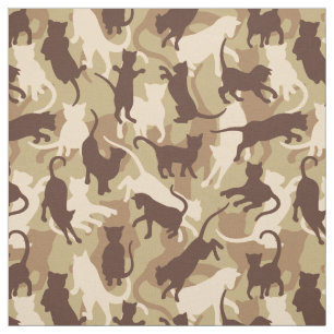 Tissu Camouflage du désert des chats