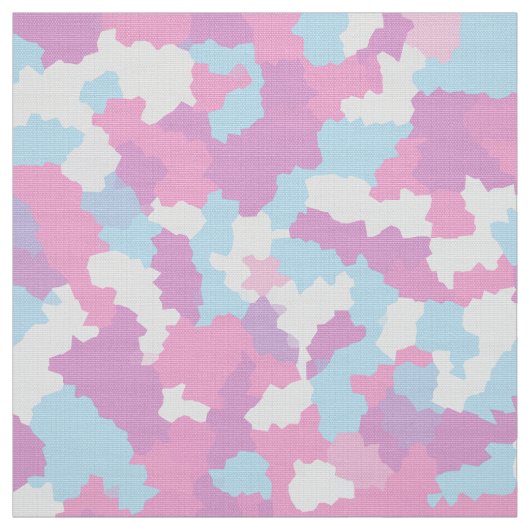 Tissu Camouflage féminin rose pastel (Échantillon)