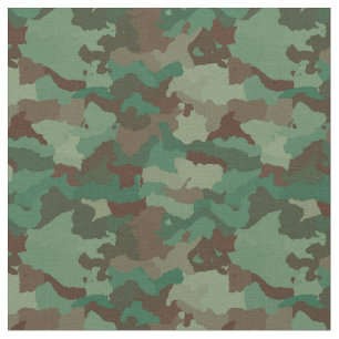 Tissu Camouflage militaire tache vert brun gris