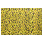Tissu Camouflage noir et jaune Motif d'impression (Yard)