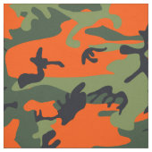 Tissu Camouflage orange et vert, Militaire, Armée (Échantillon)