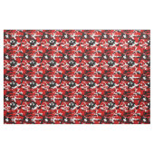 Tissu camouflage rouge noir blanc camo (Fat Quarter)