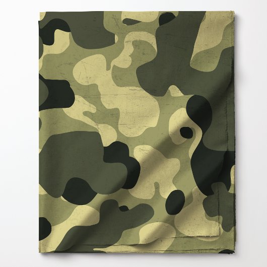 Tissu Camouflage Vert Militaire Camo