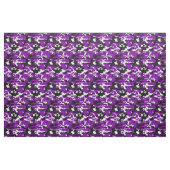 Tissu camouflage violet noir blanc camo (Fat Quarter)