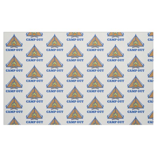 Tissu Camp hors (Fat Quarter)