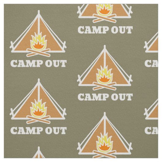 Tissu Camp hors (Échantillon)