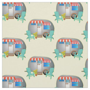 Tissu Camper Caravane Teardrop Thunder_Cove