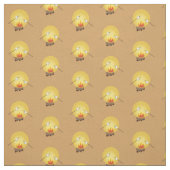 Tissu Camping Roasting Marshmallows (Échantillon)