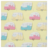 Tissu Camping Vintage RV Retro (Échantillon)
