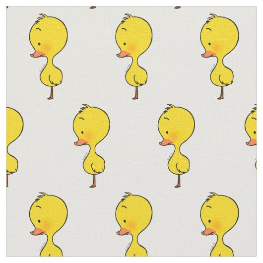 Tissu canard jaune mignon (Fermer)