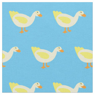 Tissu Canard Mignon Enfant Bébé Nurserie Bleu Clair