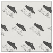 Tissu Canard Silhouette main (Fermer)