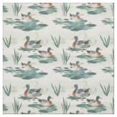 Tissu Canards aquarellés modernes (Échantillon)