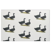 Tissu Canards : Cayugas noirs (Fat Quarter)