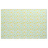 Tissu Canards en caoutchouc jaune Bubbles Motif de temps (Fat Quarter)