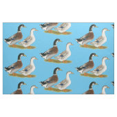 Tissu Canards : Joyeuse Argent (Fat Quarter)