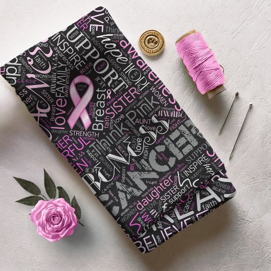 Tissu Cancer du sein Sensibilisation Mot Cloud ID261