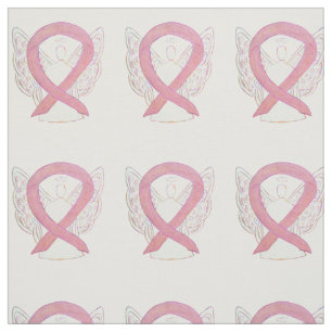 Tissu Cancer du sein Sensibilisation rose Ruban matériau