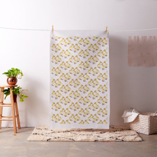 Tissu Canetons blancs à crête (In Situ)