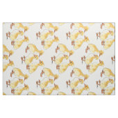 Tissu Canetons blancs à crête (Fat Quarter)