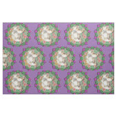 Tissu Canetons et fleurs (Fat Quarter)