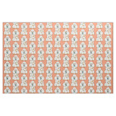 Tissu caniche blanc (Fat Quarter)