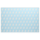 Tissu Caniche blanc sur le bleu (Yard)